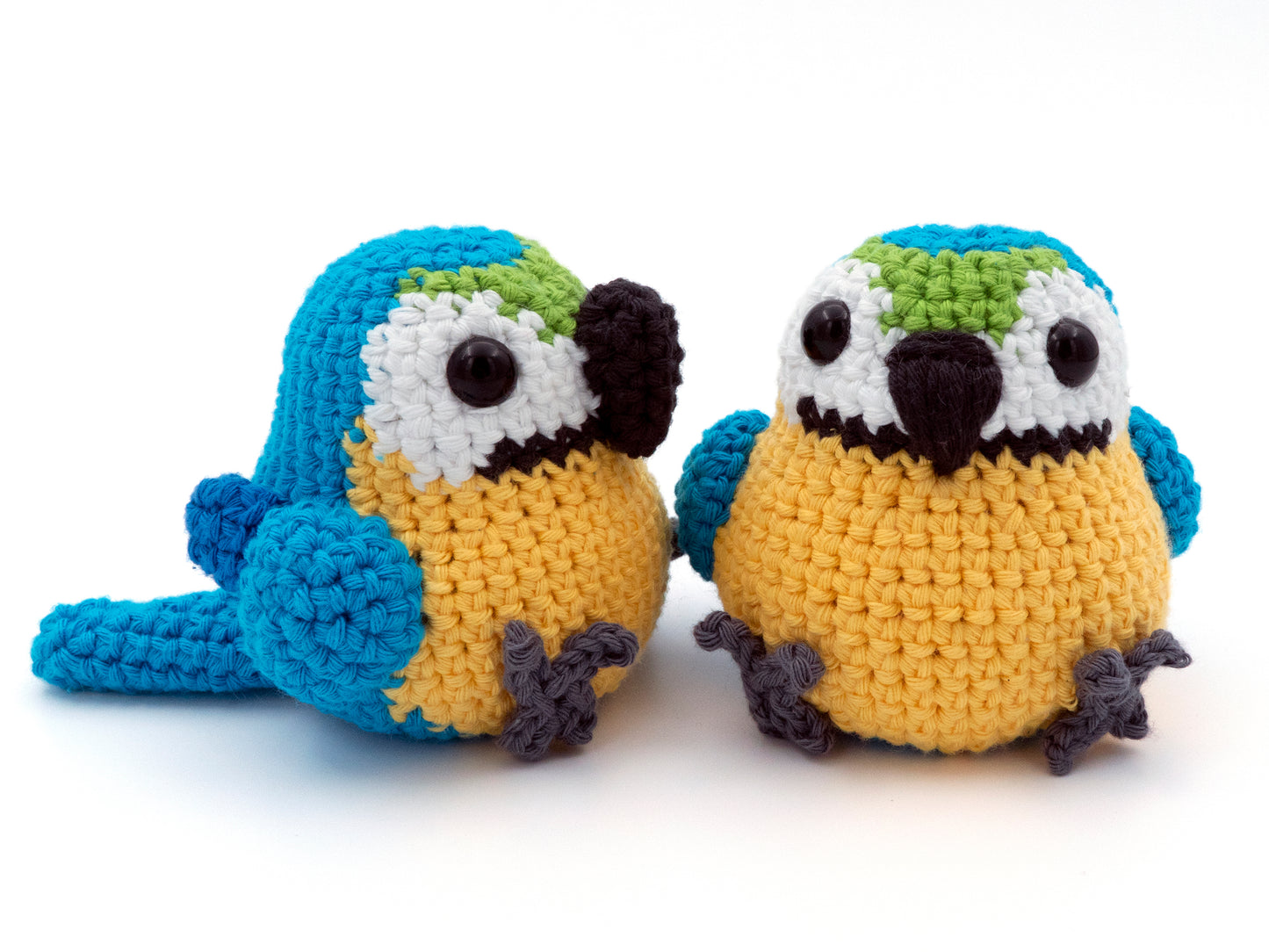 Crochet Pattern: Blue and Gold Macaw