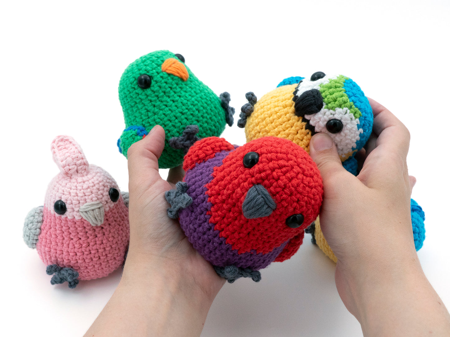 Crochet Pattern Bundle: Parrots #4
