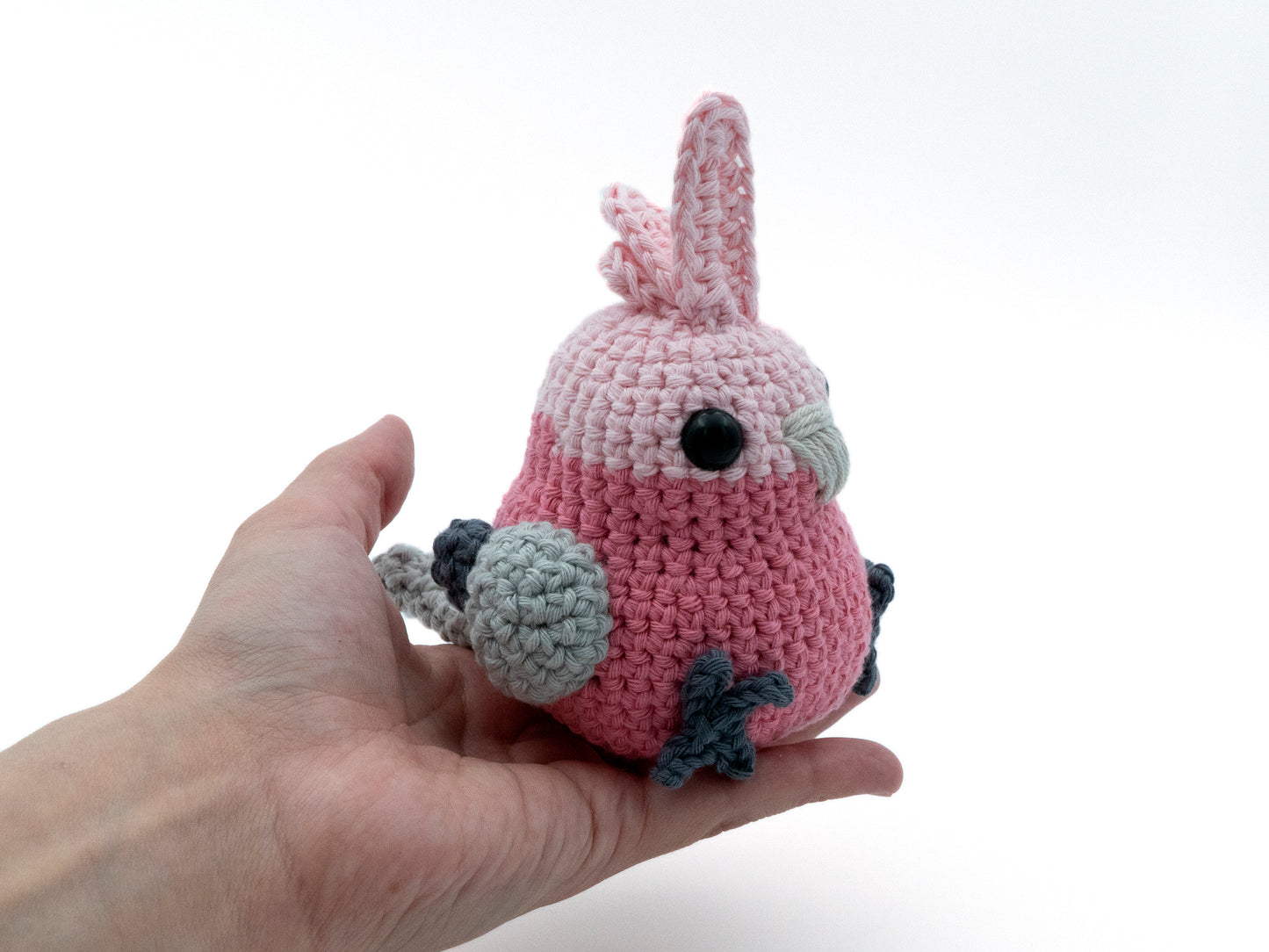 Crochet Pattern: Galah Cockatoo