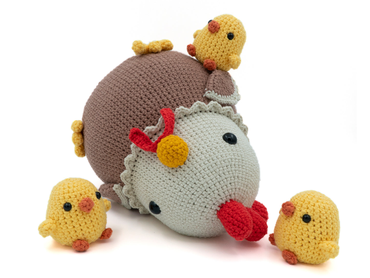 Crochet Pattern: Hen, Chick, and Egg