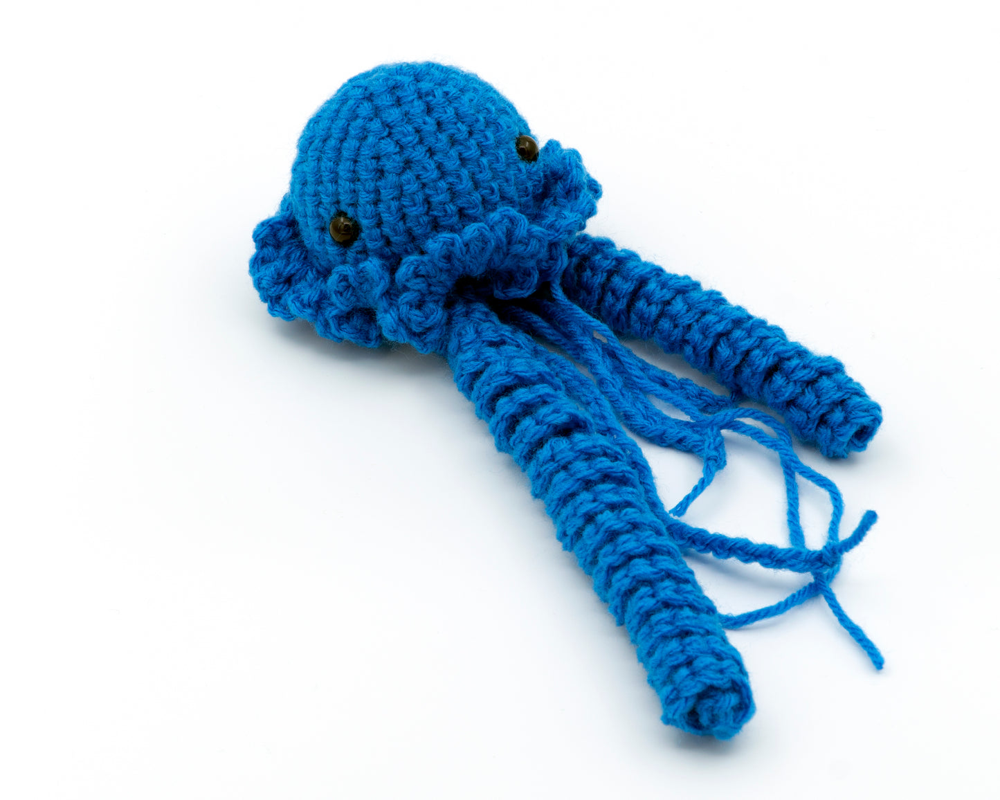 amigurumi crochet jellyfish pattern front view