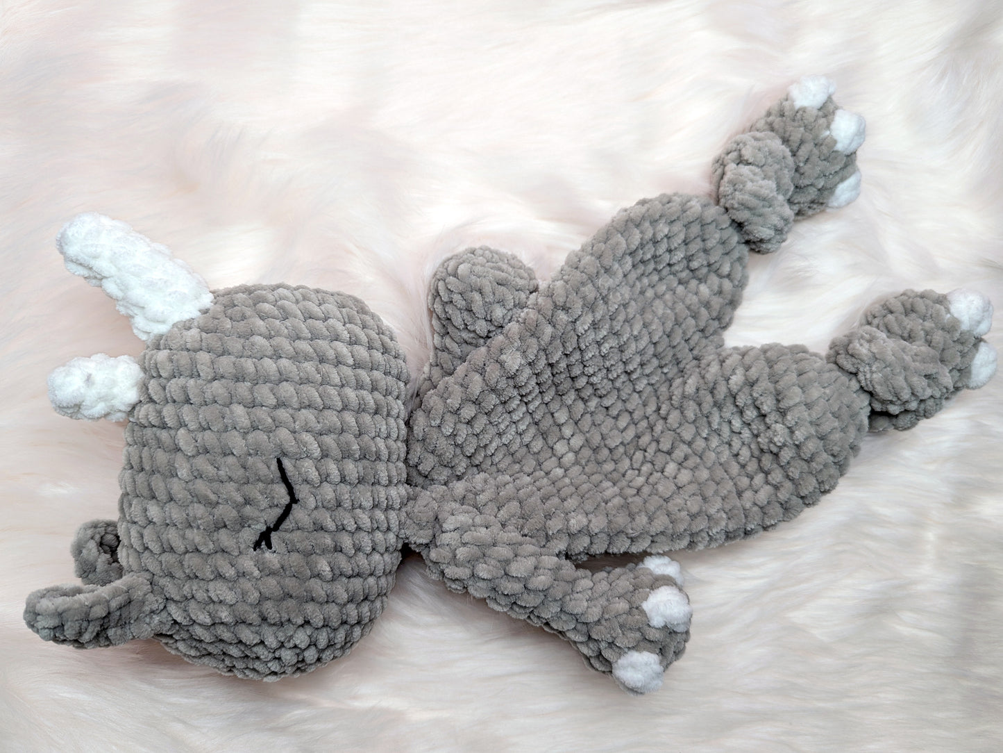 Crochet Pattern: Rhino Lovey