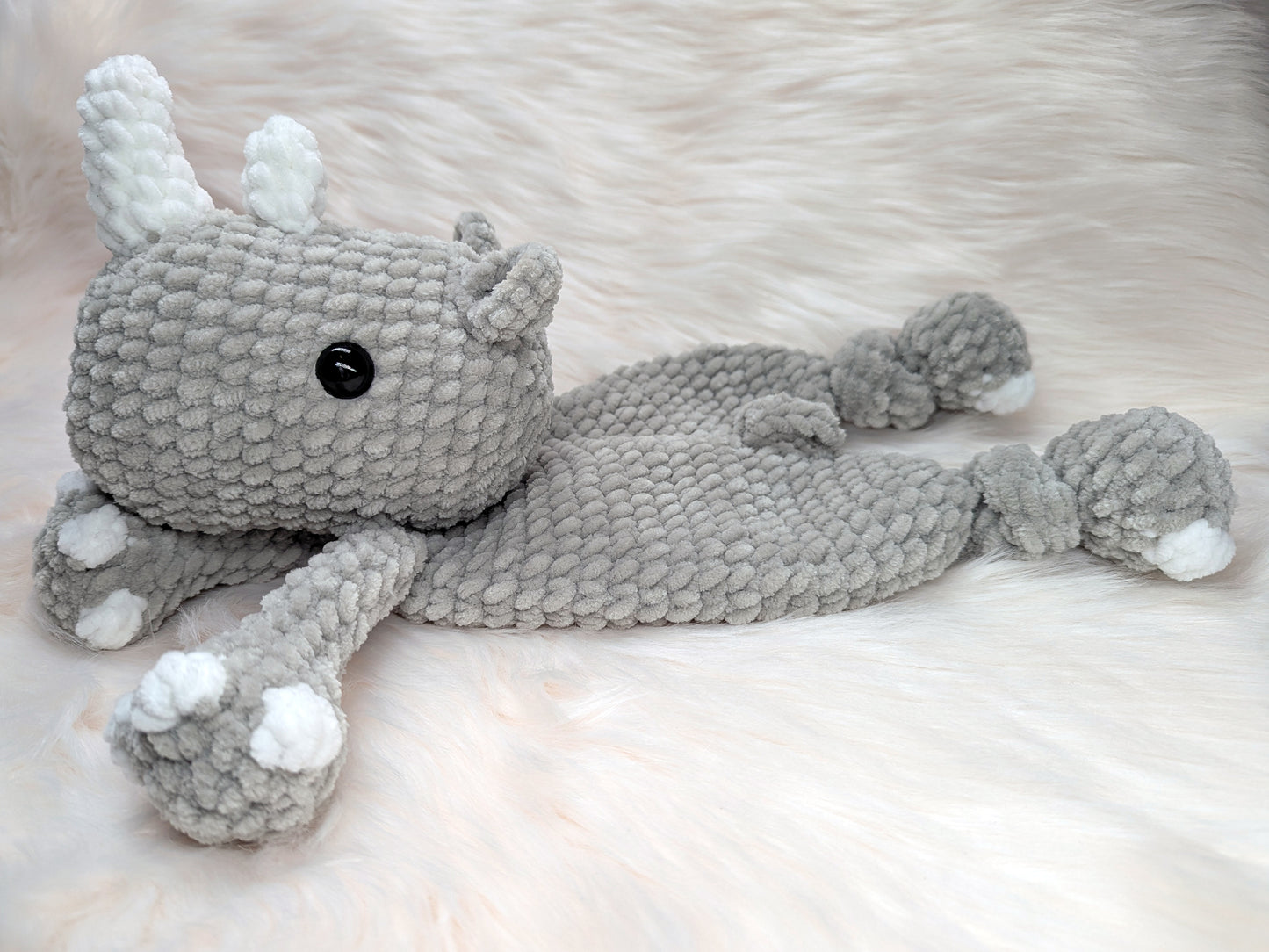 Crochet Pattern: Rhino Lovey