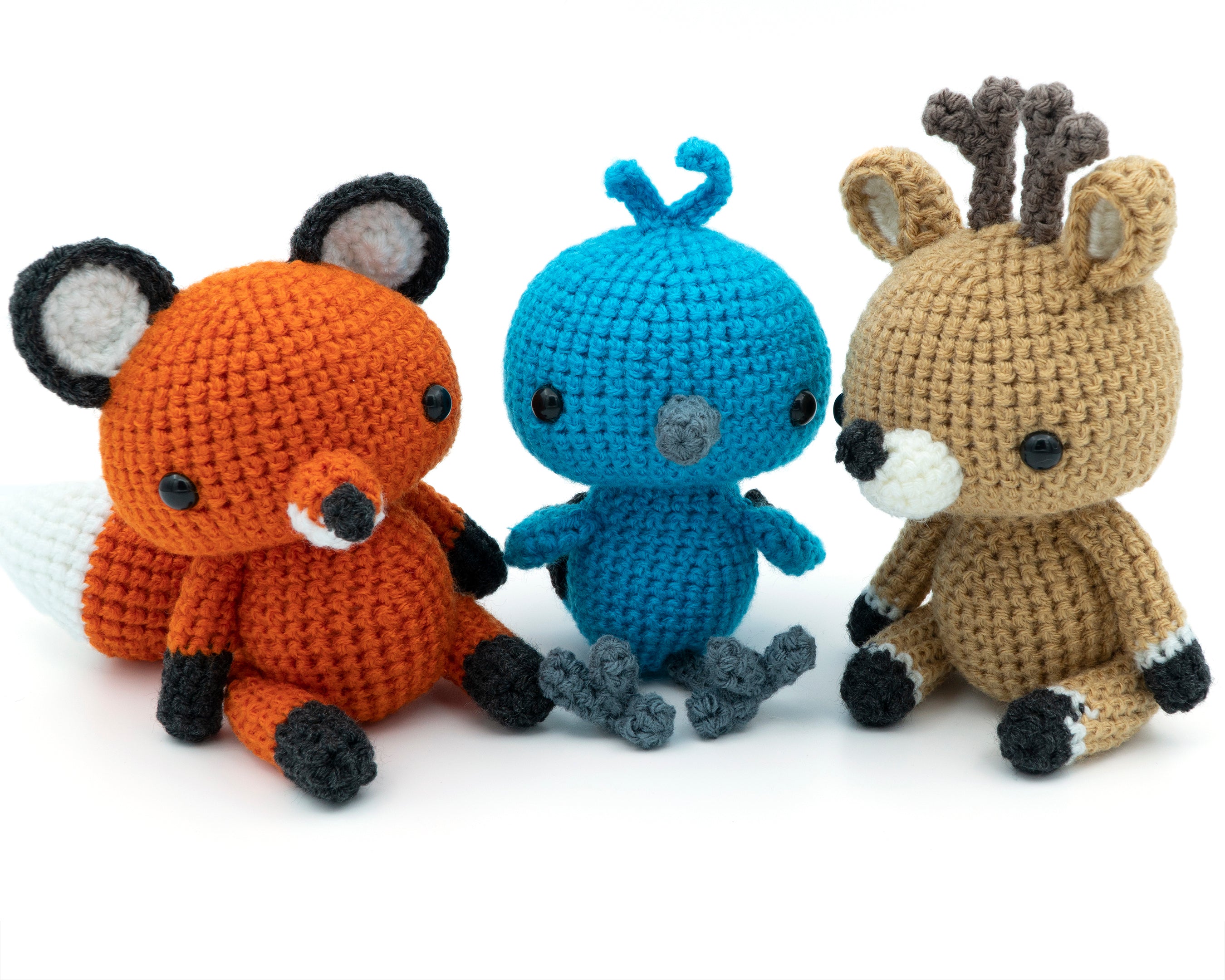 Huntington Home Learn to Crochet kit Woodland Creatures