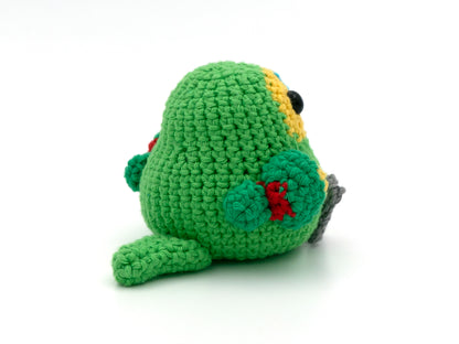 Crochet Pattern: Blue-fronted Amazon Parrot