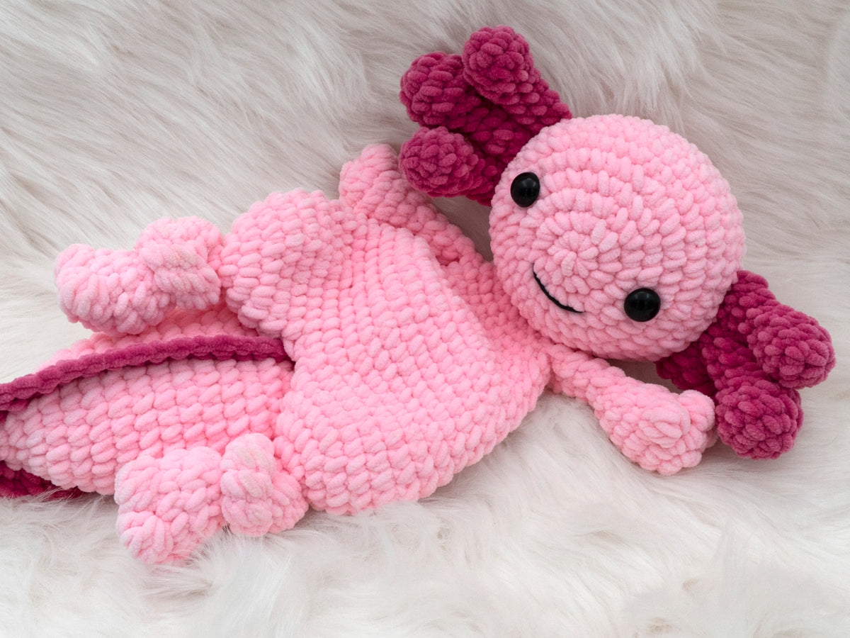 Crochet Pattern: Axolotl Lovey
