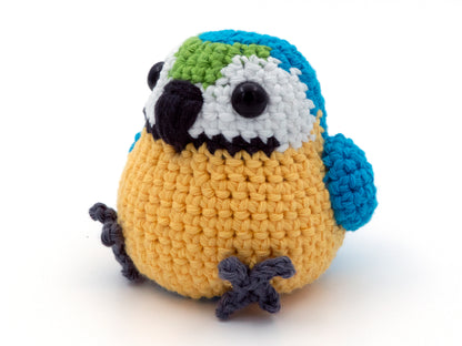 Crochet Pattern: Blue and Gold Macaw