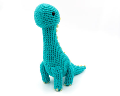 amigurumi crochet brachiosaurus dinosaur pattern with long neck