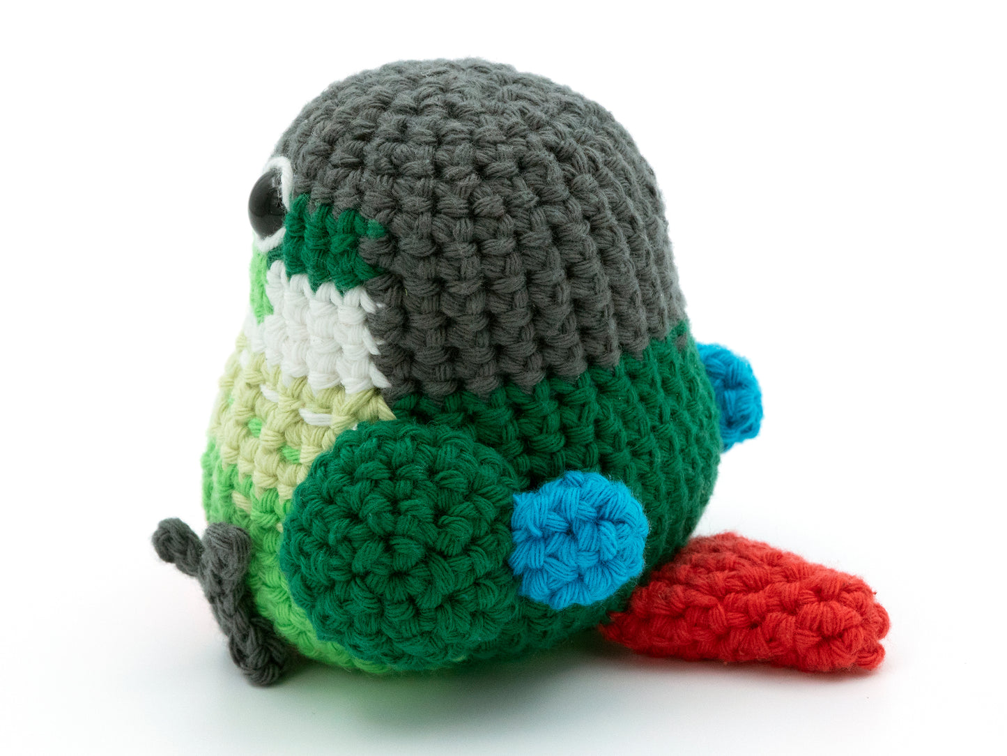 Crochet Pattern: Green-Cheek Conure