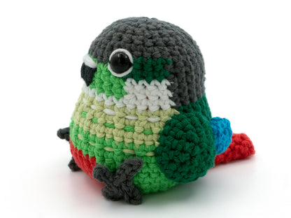 Crochet Pattern: Green-Cheek Conure