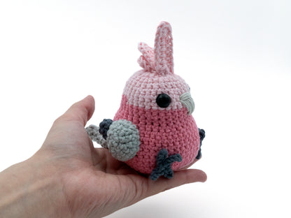 Crochet Pattern: Galah Cockatoo