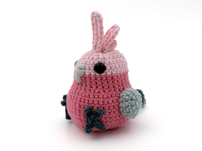 Crochet Pattern: Galah Cockatoo