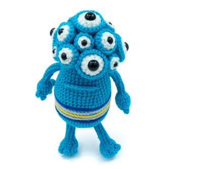 amigurumi crochet horace the monster pattern eye phobia