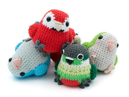 Crochet Pattern Bundle: Parrots #3