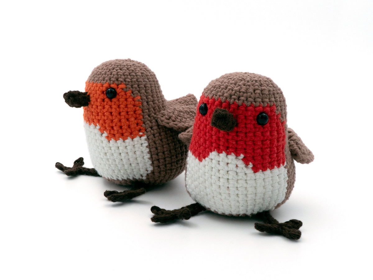Robin Bird Crochet Pattern - European Songbird Amigurumi PDF | MevvSan